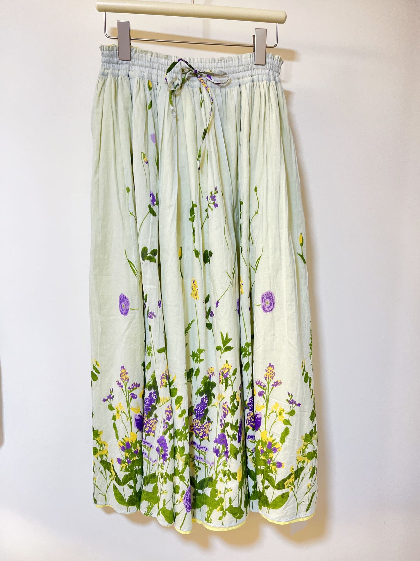 Reversible Cotton Voile Skirt 雙面棉巴里紗花卉印花半身裙