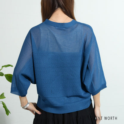 Border Style Dolman Knit Cardigan 針織蝙蝠袖開襟衫