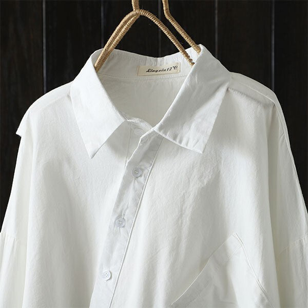 獨特個性設計紐扣襯衫